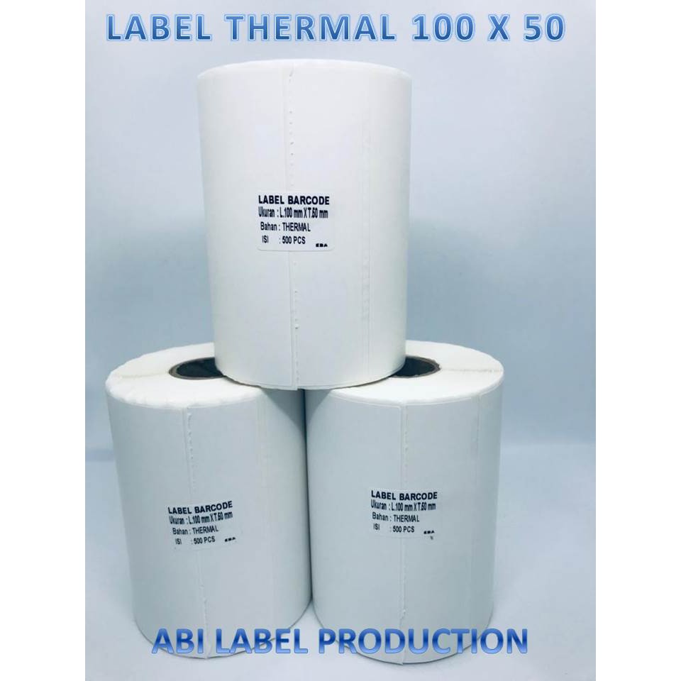 LABEL THERMAL 10X5CM | 100 X 50 | 100X50 | LABEL REKAM MEDIK | LABEL REKAM MEDIC