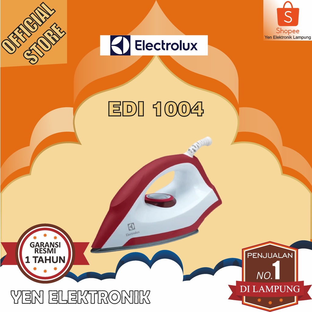 Setrika ELECTROLUX EDI 1004 Setrika Easyline Garansi Resmi ELECTROLUX 1 Tahun
