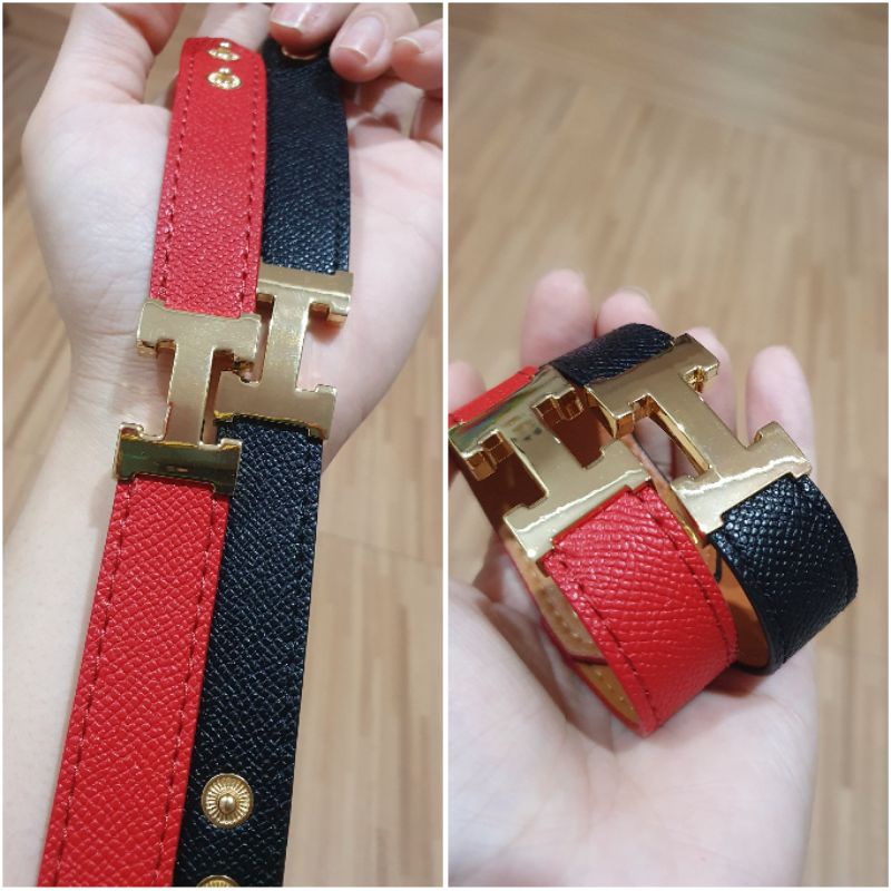 Gelang Kulit H Gelang tangan kulit branded import 1919