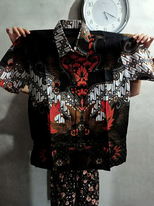 Couple Batik Keluarga || Setelan Couple Batik Ayah Ibu Anak Cewek Cowok || Couple Batik Family Gamis