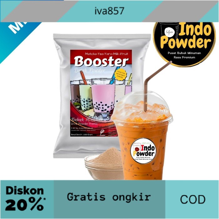 

PROMO Bubuk Minuman aneka rasa THAI TEA 1 kg - Bubble Drink 1kg - Indopowder GRATIS ONGKIR