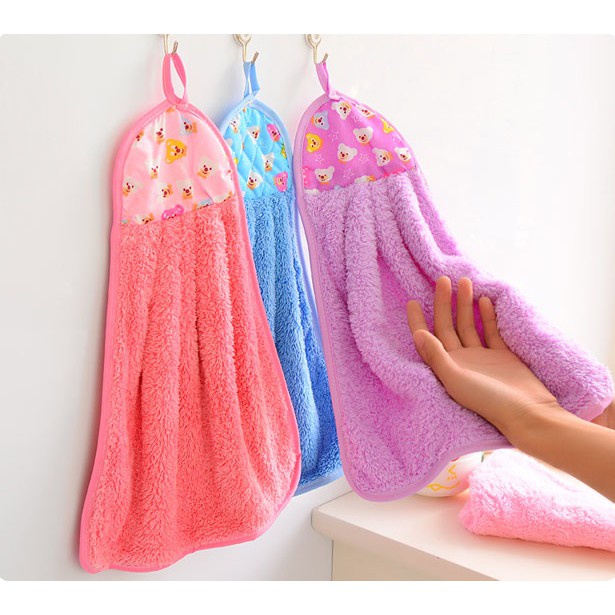 Kain Lap Tangan Microfiber Kain Lap Gantung Dapur / Dish Towel / Lap Piring Serbaguna