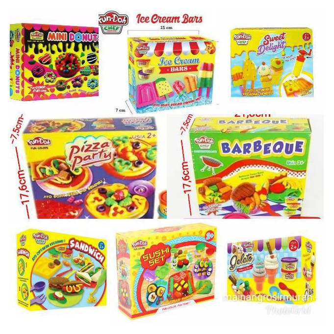 Mainan edukasi anak lilin Fun Doh fundoh Shopee Indonesia Mainan edukasi anak lilin Fun Doh fundoh Shopee Indonesia