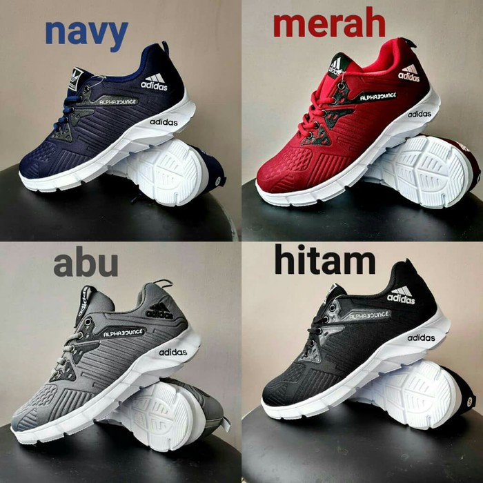 Sepatu Adidas Alphabounce Sepatu Pria Sneakers Termurah Grade Ori
