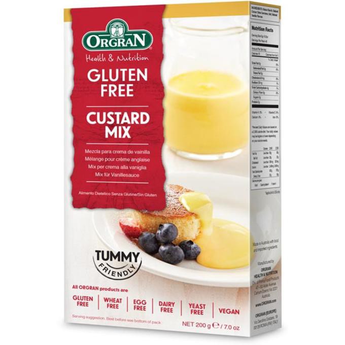 Orgran Vegan Custard Powder Mix, Gluten Free 200g