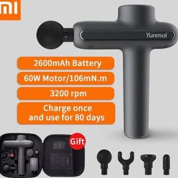 Xiaomi Yunmai Pro Basic Alat Pijat Elektrik - Deep Muscle Massage Gun
