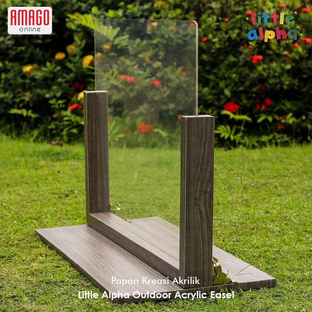 PAPAN KREASI AKRILIK - LITTLE ALPHA OUTDOOR ACRYLIC EASEL - LA02PW