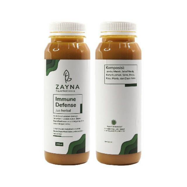 

ZAYNA JUICE IMMUNE DEFENSE MINUMAN ANAK DEWASA JUS HERBAL ALAMI PENGUAT DAYA TAHAN TUBUH AMAN ENAK