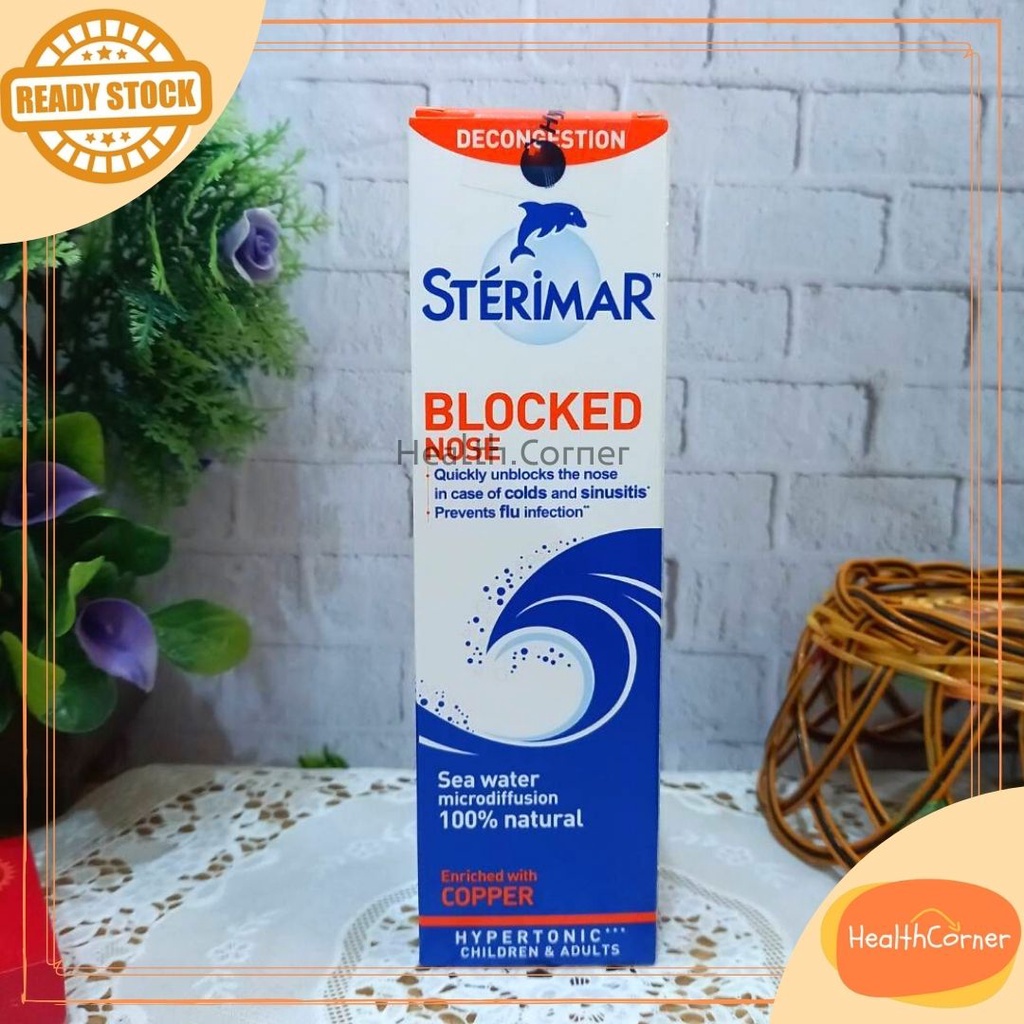 Sterimar Blocked Nose 100ml / Sterimar Hypertonic / Sterimar Nez Bouche / Pereda Hidung Tersumbat