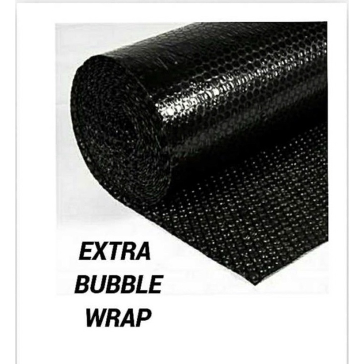 

Tambahan bubble wrap agar paket lebih AMAN dan SAFETY