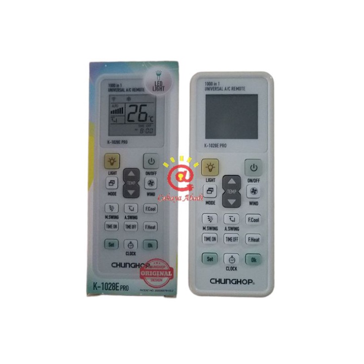 Remote Remot AC Universal Chunghop / Universal A/C Remote K-1028E