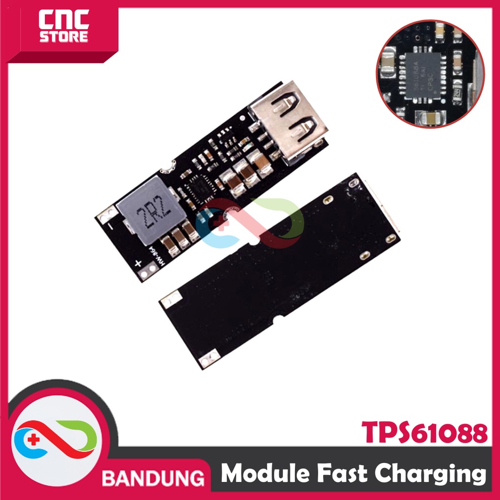 MODULE CHARGER FAST CHARGING 8A QC3.0 TPS61088 5V 9V 12V