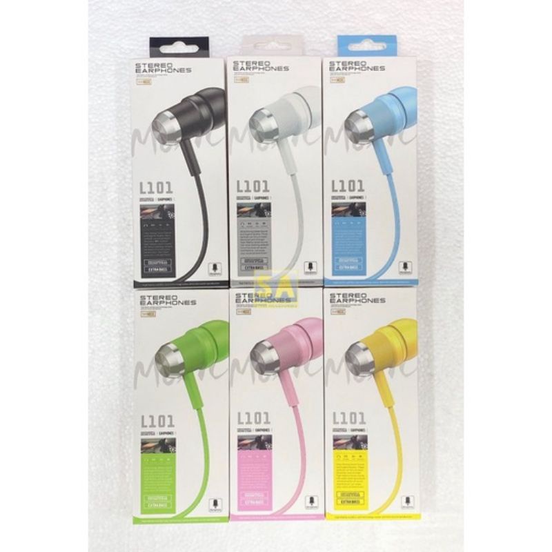 Headset Handsfree Macaron L101 Earphone