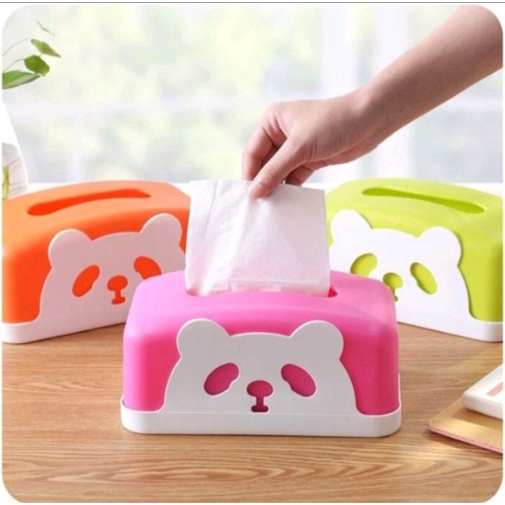 (RS)TEMPAT WADAH KOTAK TISU TISSUE KARAKTER PANDA