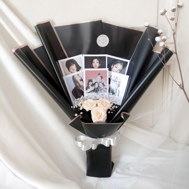 BUKET BUNGA POLAROID / BUKET KPOP / BUKET WISUDA / BUKET BUNGA ARTIFICIAL / BUKET POLAROID KPOP / BU