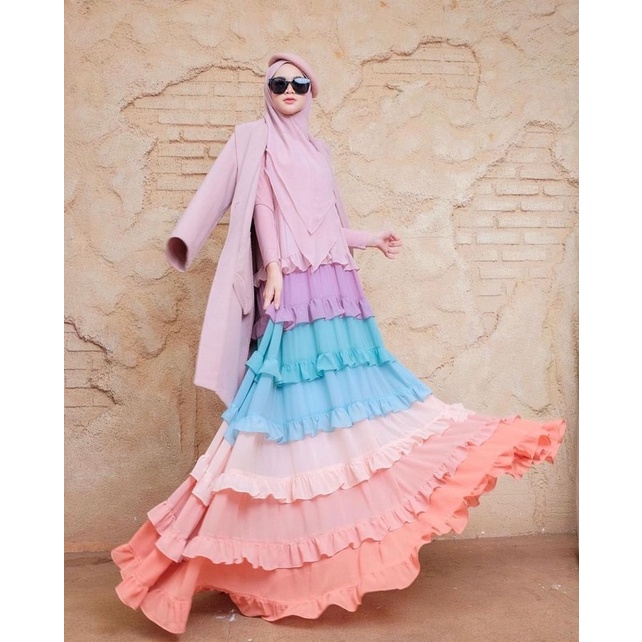 JOZA RAINBOW DRESS ONLY