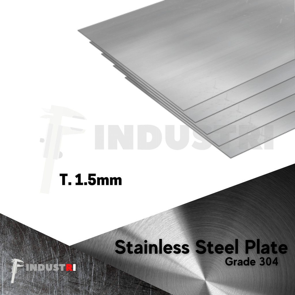Jual Plat Stainless 1.5mm | Stainless Steel Plate ukuran custom