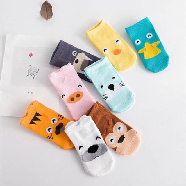 Kaos Kaki Bayi import Cute Animal 3D Lucu untuk bayi dan anak Nuna Store