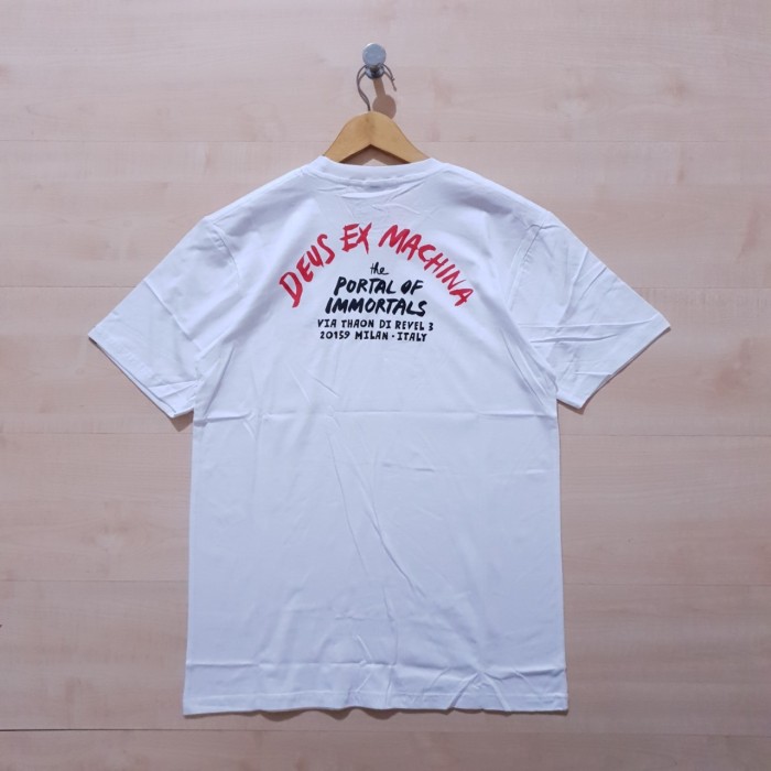 KAOS T SHIRT DEUS EX MACHINA DEUS RECORD THE PORTAL TEE WHITE - M