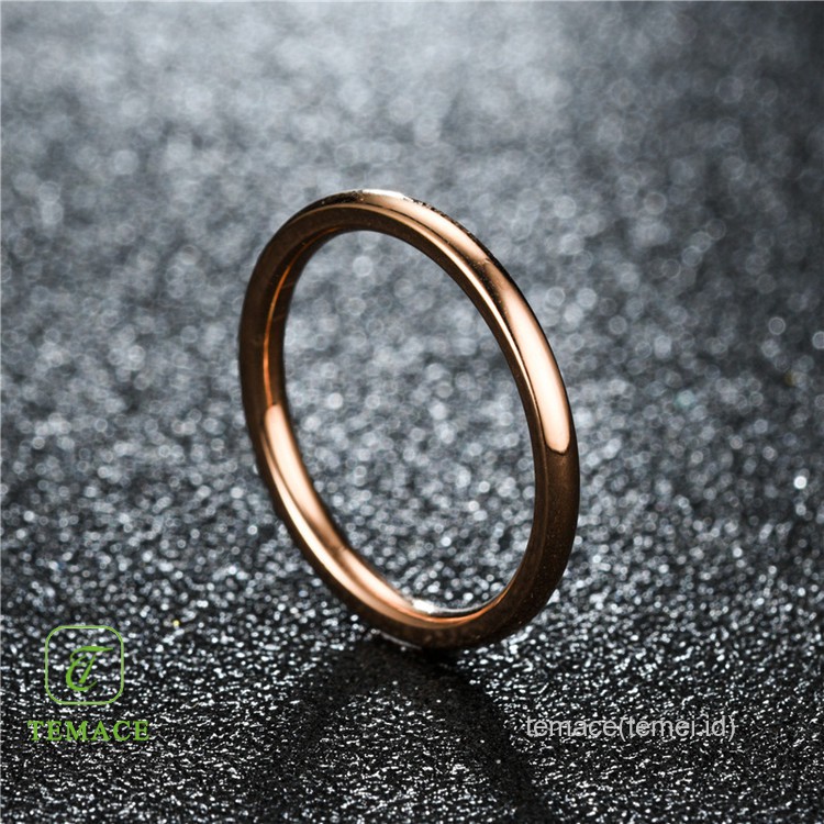 Cincin Wanita Bahan S925 Silver Gold Sparkling Titanium Steel Untuk Pernikahan