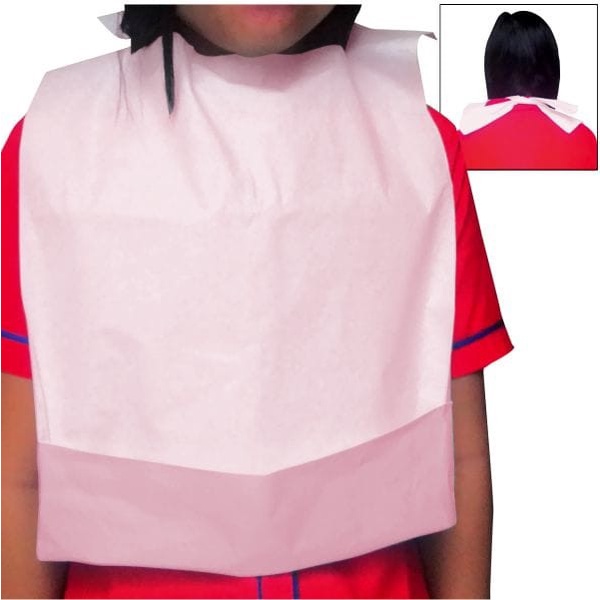 Dental Bib+Kantong Pink OneMed pak isi 100lbr OT