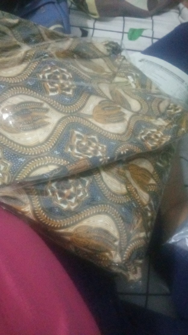 Couple Batik Simple Warna Coklat Batik Sarimbit Formal Orang Tua Anak Muda Remaja Murah