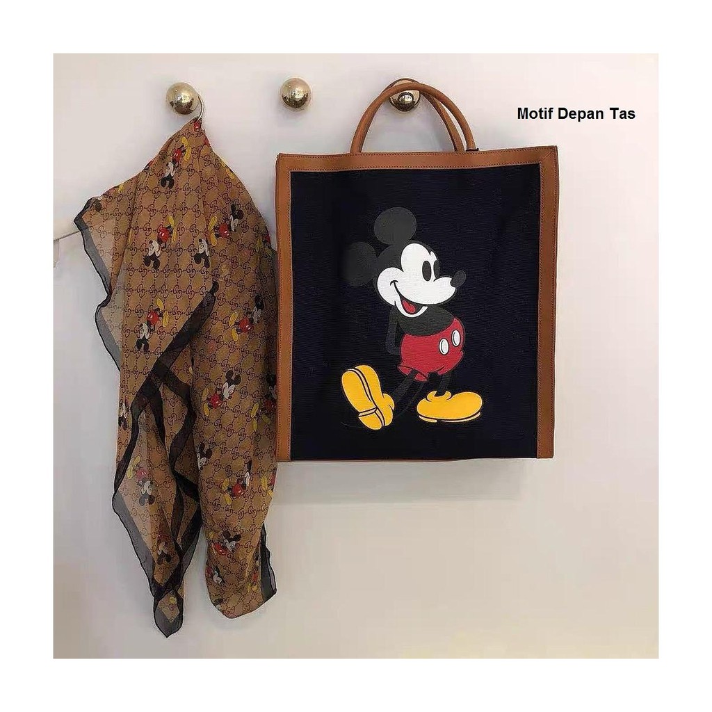 TAS ZARA 2Motif Shopper Bag MICKEY TAS WANITA TAS BELANJA