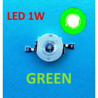 High Power LED HPL 1W GREEN 520-523nm 3.2-3.4V 80-90LM Warna HIJAU