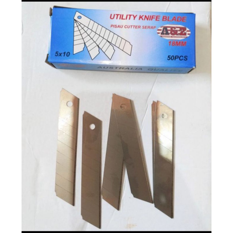 

refill cutter/isi cutter/isi ulang cutter (1pak isi 50pc)