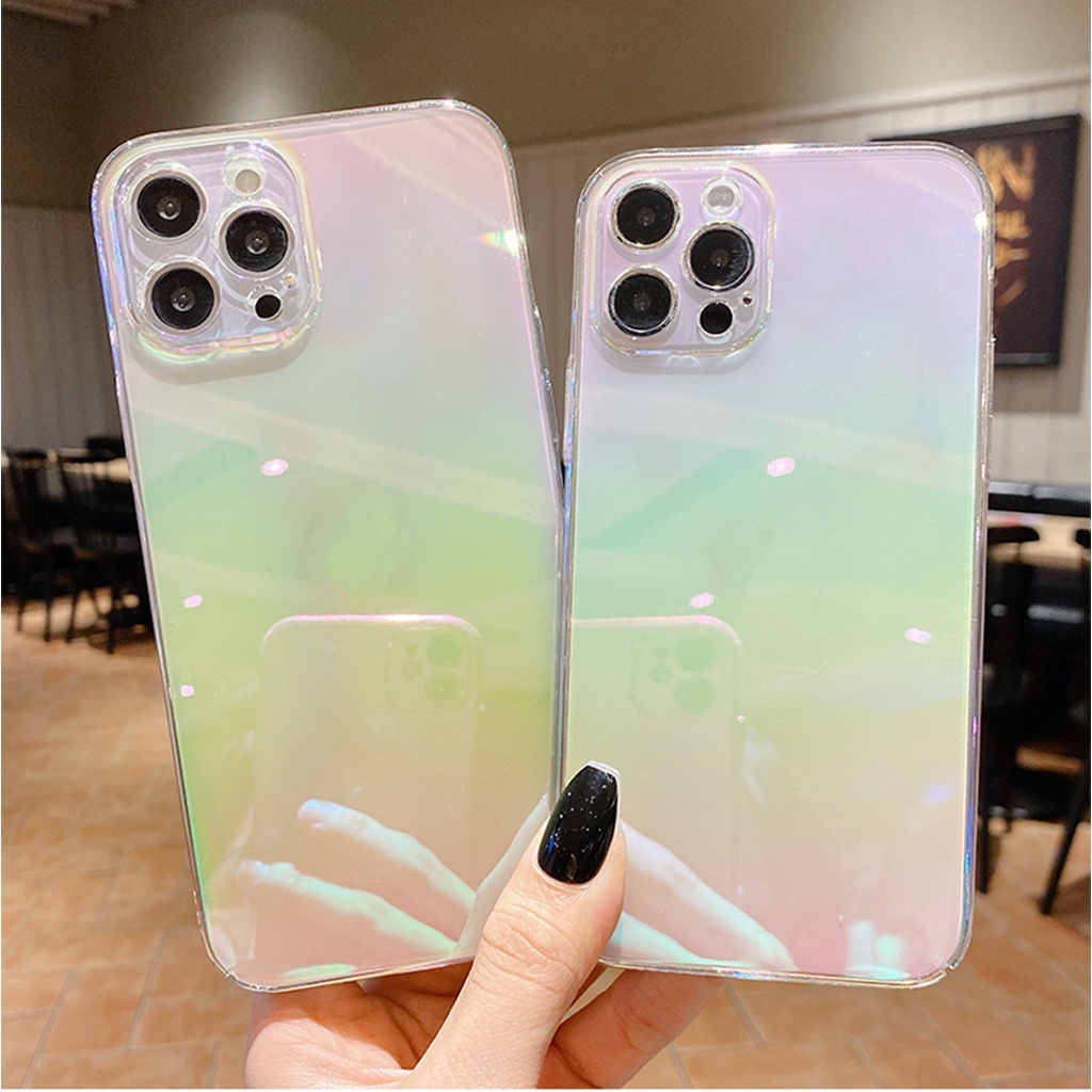 Soft Case Hp Gambar Aurora Untuk Iphone 12 / 11promax / X / Xr / Xs Max / 7 + / 8plus / Se 2020 / 12mini