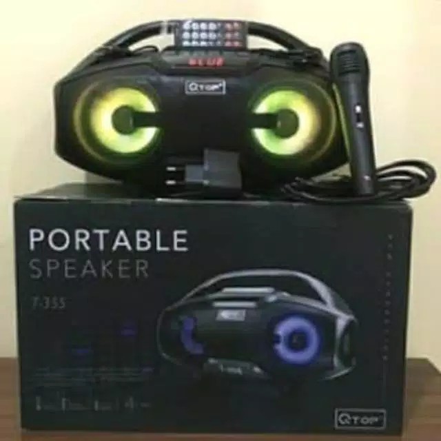 SPEAKER BLUETOOTH QTOP T-355 BESAR