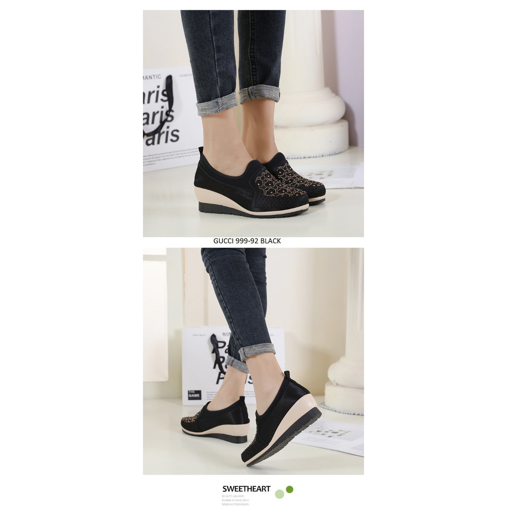 SEPATU WANITA WEDGES SHOES 999-92