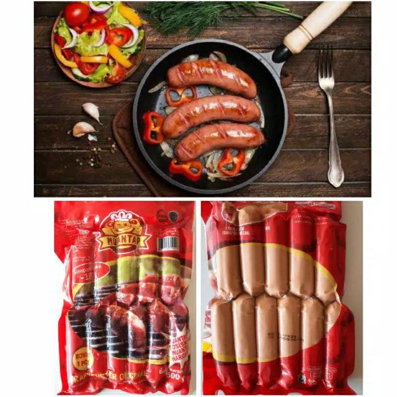 

Muantap Sosis Bakar isi 11pcs / Frankfurter Original