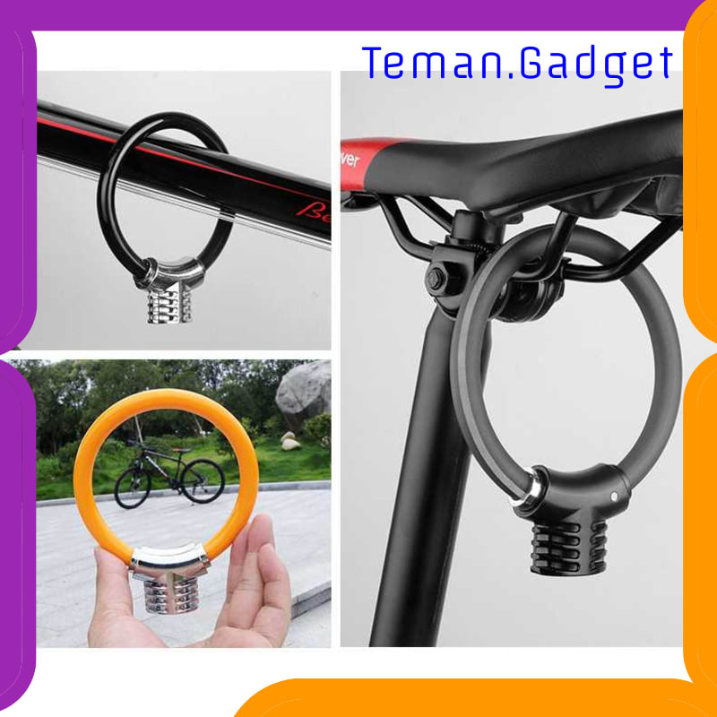 TG-IB740 CYCLINGBOX GEMBOK SEPEDA CABLE RING 110MM - BG-8238