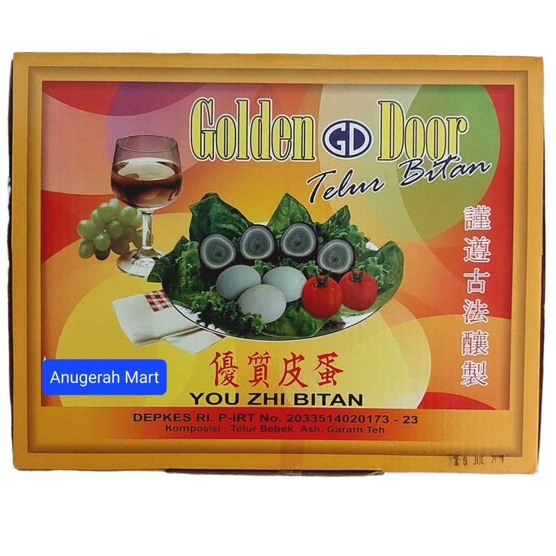 

Telur Pidan / Telur Bitan / Telur Bebek Pidan Golden Door