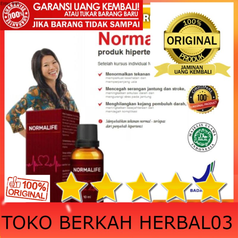 100% ASLI Normalife Obat Hipertensi Pembersih Pembuluh Darah Herbal 100% Original