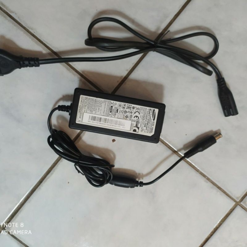 adaptor LED LCD 14 v 1,786a merk Samsung original NEW Kabel AC&quot;8&quot;