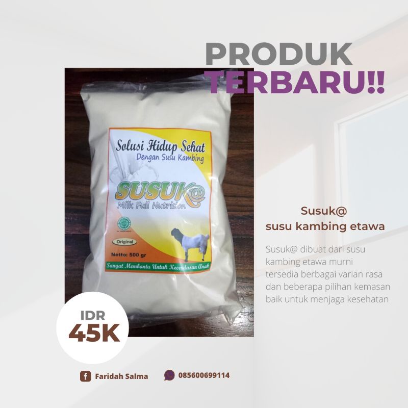 

SUSU KAMBING ETTAWA EKONOMIS KAYA MANFAAT