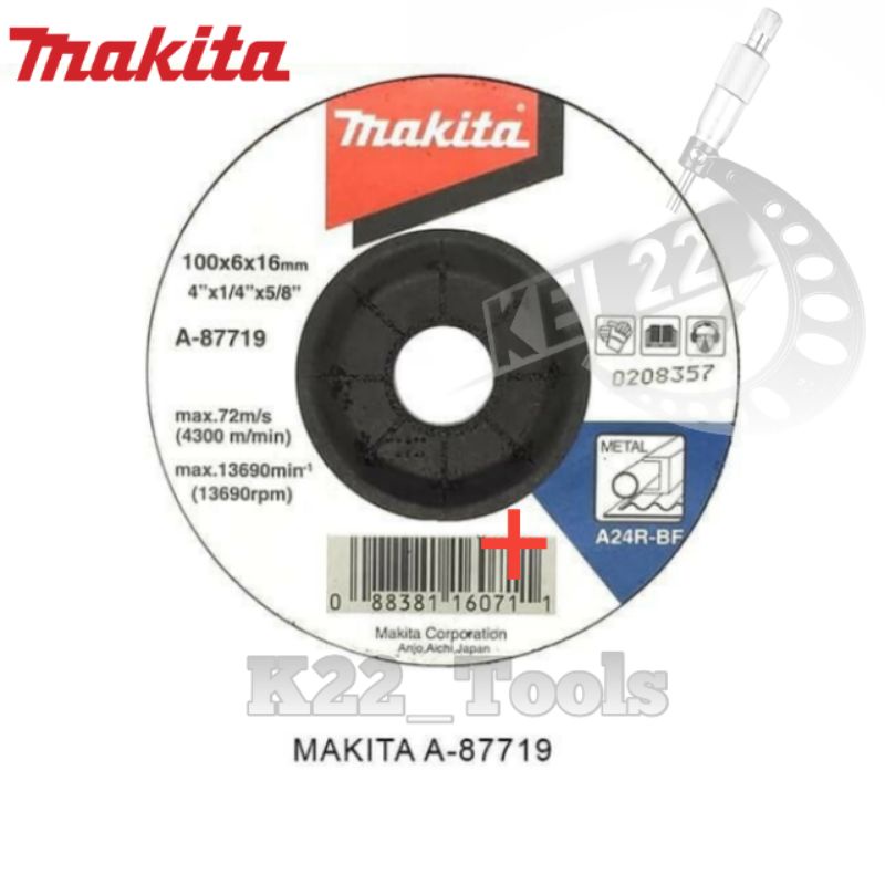 BATU GERINDA POLES MAKITA 4 INCH