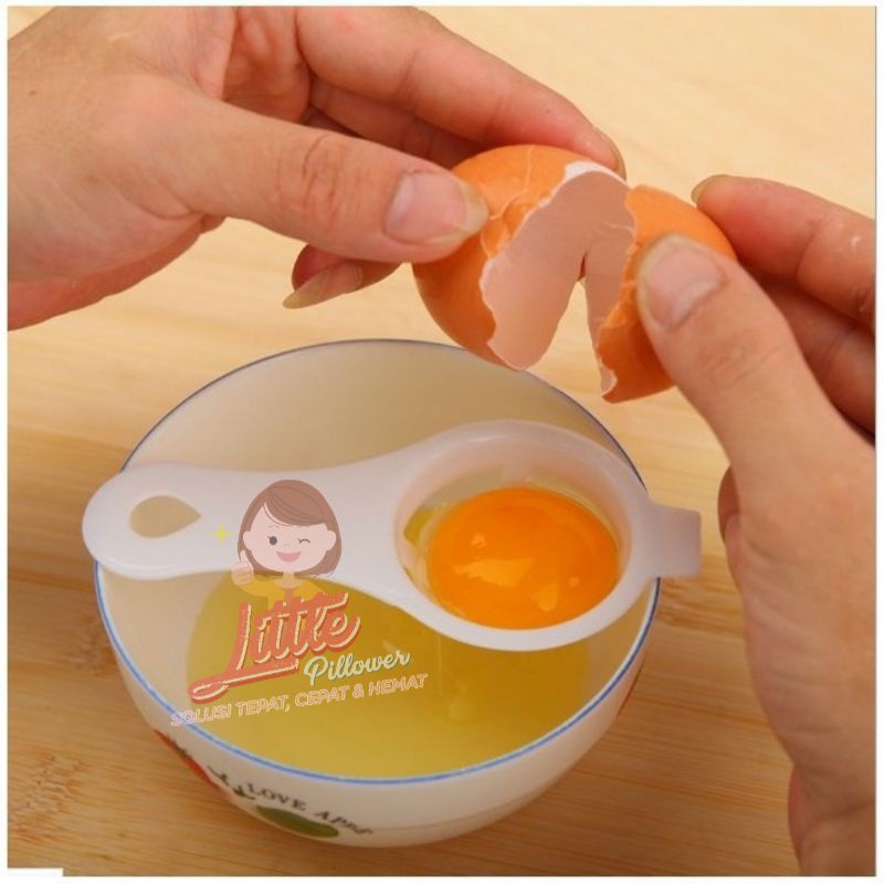 (EGG SEPARATOR) Sendok Alat Pemisah Putih Kuning Telur Telor Egg White Separator Saringan Saring