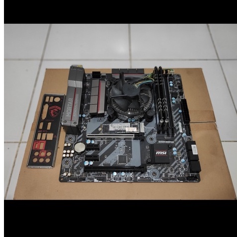 Paket Mainboard Msi B250M Mortar DDR4, Processor i3 6100