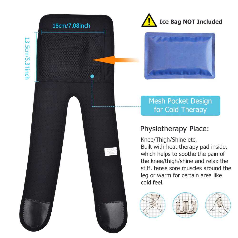 Hailicare Pelindung Lutut Heating Therapy Knee Support Compression