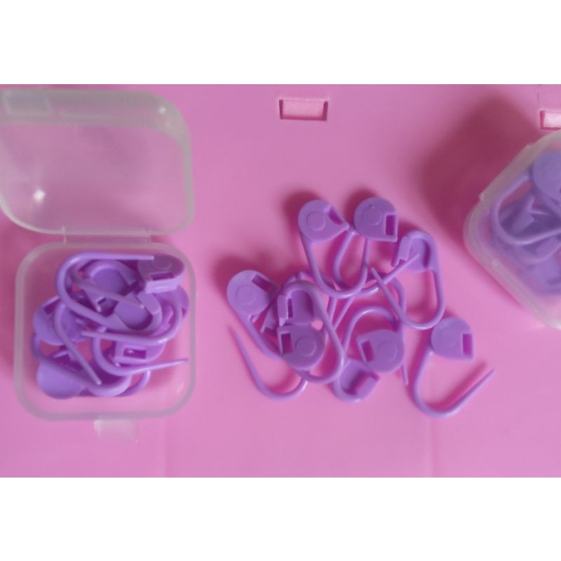 PENITI UNGU/PENITI HIJAB LILAC/PENITI HIJAB PLASTIK UNGU