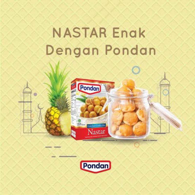 PONDAN TEPUNG PREMIX NASTAR - KASTENGEL KAASTENGEL CARA MUDAH INSTAN RESEP KUE KERING LEBARAN