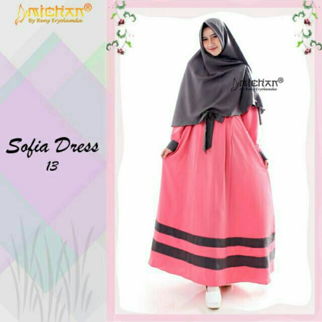 Gamis syari Sofia dress Michan