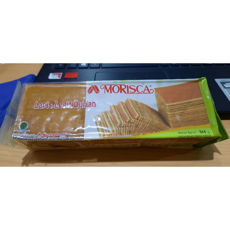 Lapis Legit Durian Morisca 365 Gram by Marizafoods
