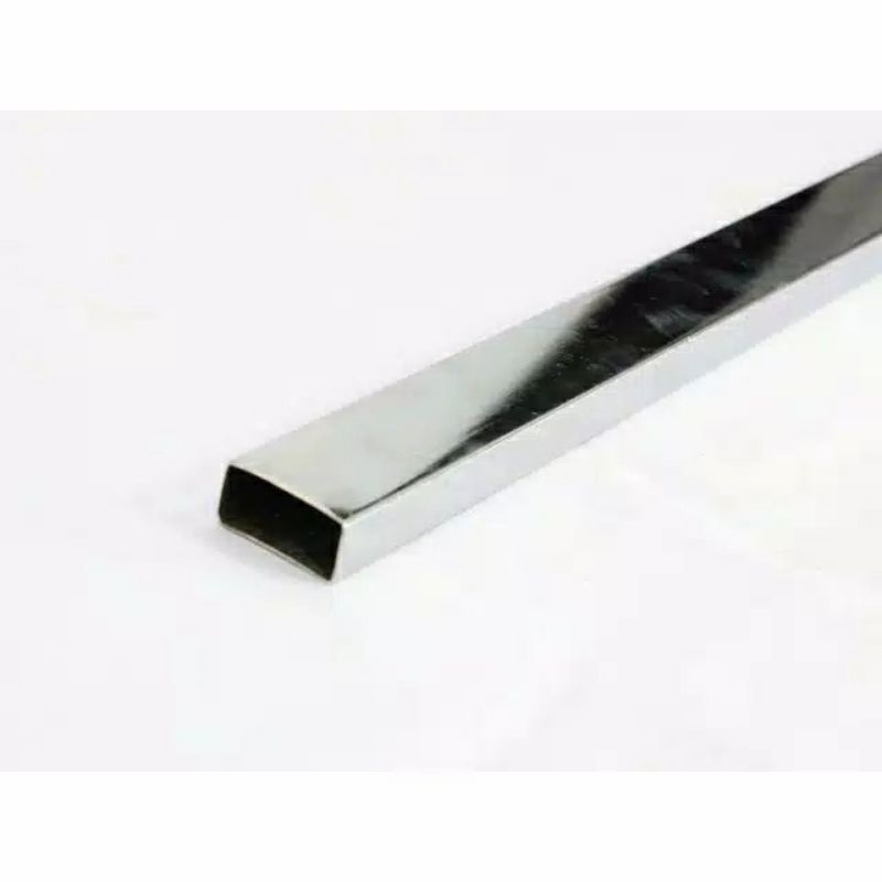 Pipa Kotak Stainless Hollow Stainless 20 x 40 Harga Per 10 cm Tebal 0,8 mm