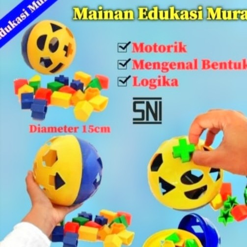 MAINAN EDUCATIF ANAK PUZZLE BOLA