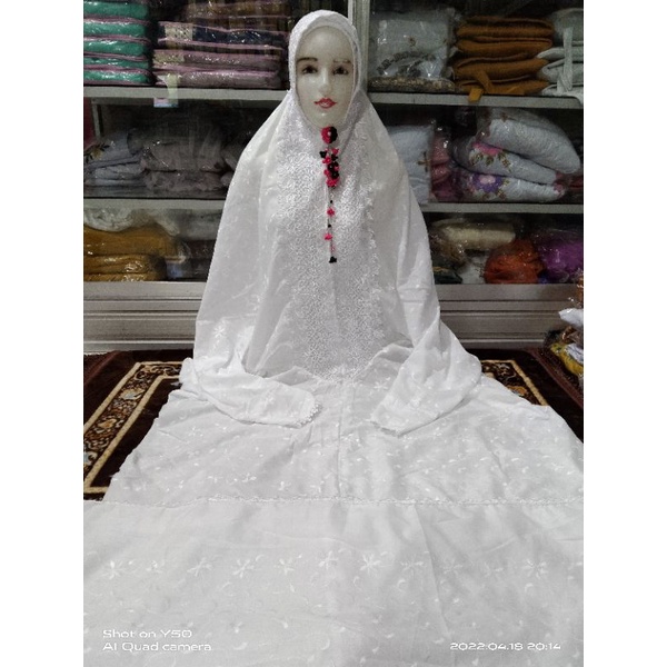 mukena katun jepang(terusan)