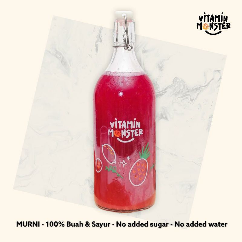 

Coldpress Juice 100% MURNI EXCLUSIVE PACKAGING #B(l)OODY GOAL By Vitamin monster